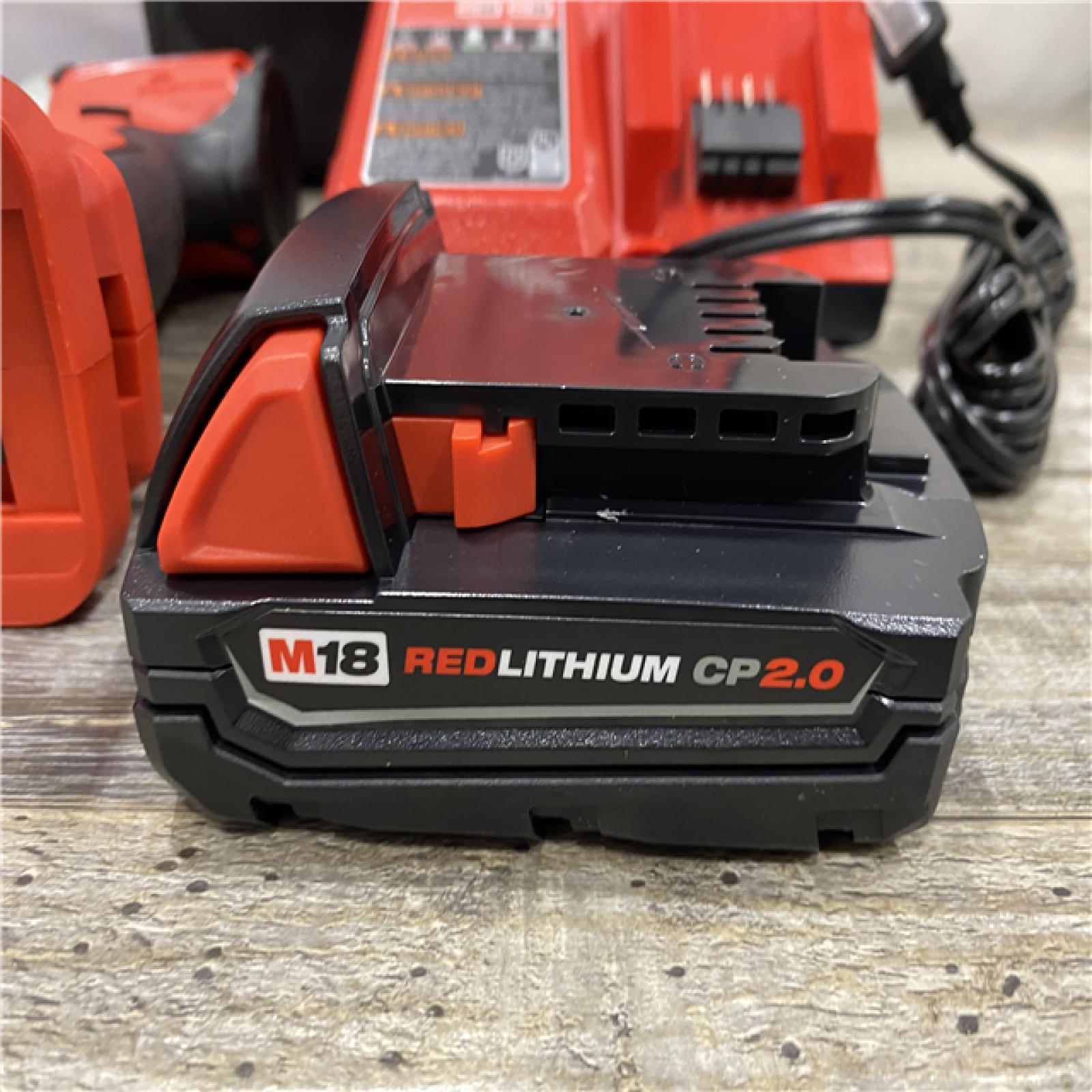 AS-IS Milwaukee 18-Volt Lithium-Ion Compact Brushless Cordless 1/4 in. Impact Driver Kit