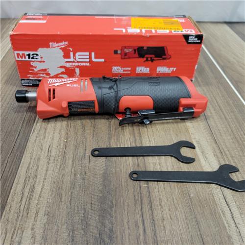 AS-IS Milwaukee M12 FUEL Brushless Cordless Straight Die Grinder (Tool-Only)