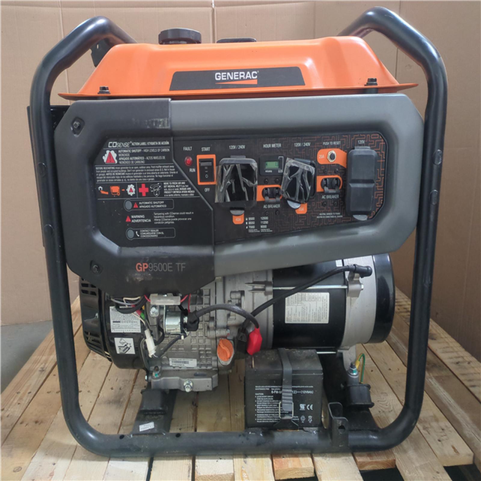 CALIFORNIA AS-IS GENERAC GENERATOR