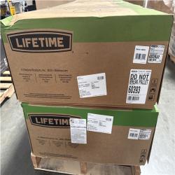 CALIFORNIA AS IS LIFETIME OUTDOOR STORAGE SHED 2 BOX SET