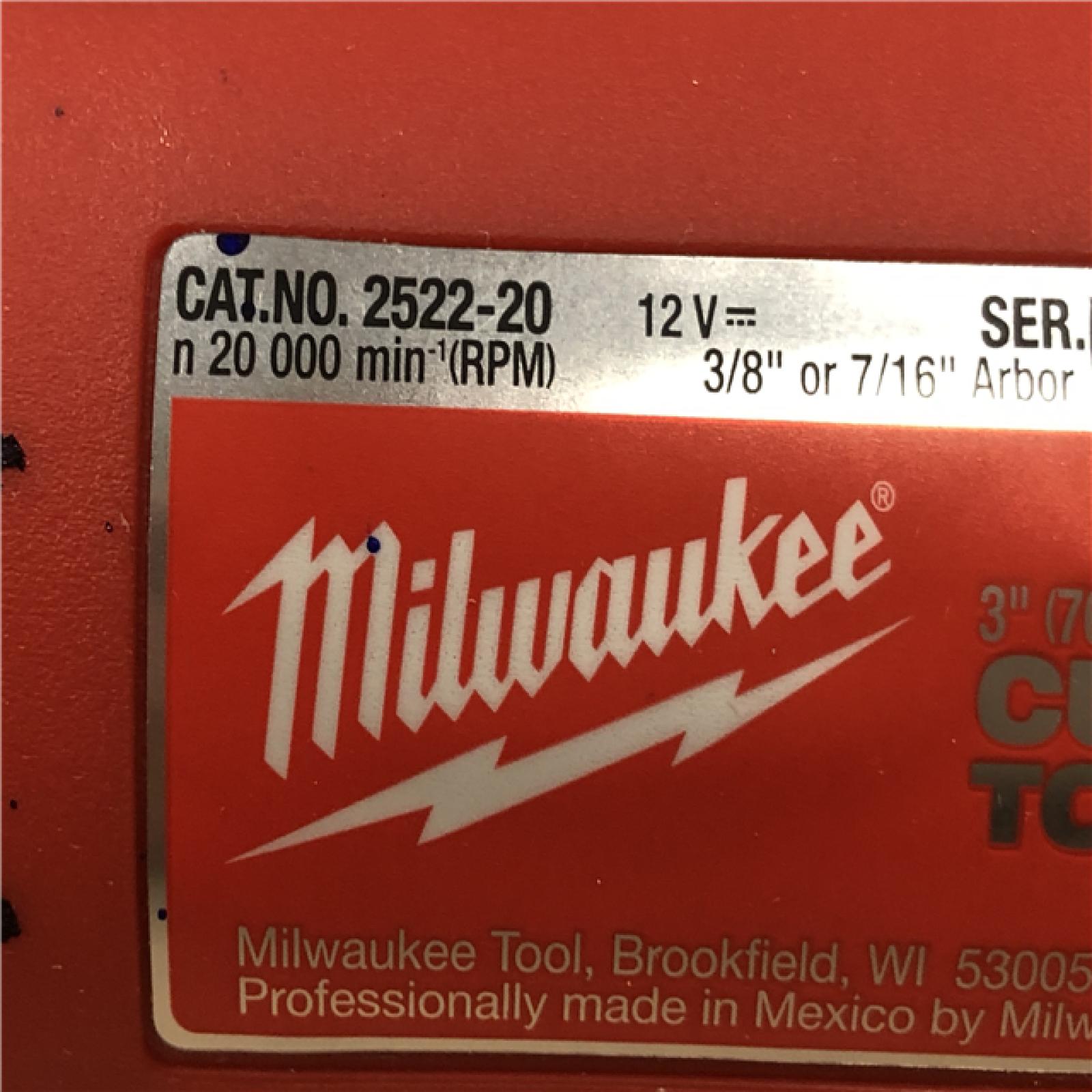 AS-IS Milwaukee M12 FUEL 12V Lithium-Ion Cordless 3 in. Cut Off Saw (Tool-Only)