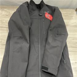 AS-IS Milwaukee Men's X-Large M12 12V Lithium-Ion Cordless TOUGHSHELL Red Heated Jacket with (1) 3.0 Ah Battery and Charger