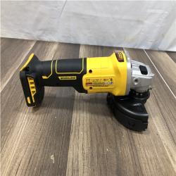 AS-IS DEWALT 20-Volt MAX Cordless Brushless 4-1/2 in. Angle Grinder with Slide Switch (Tool Only)