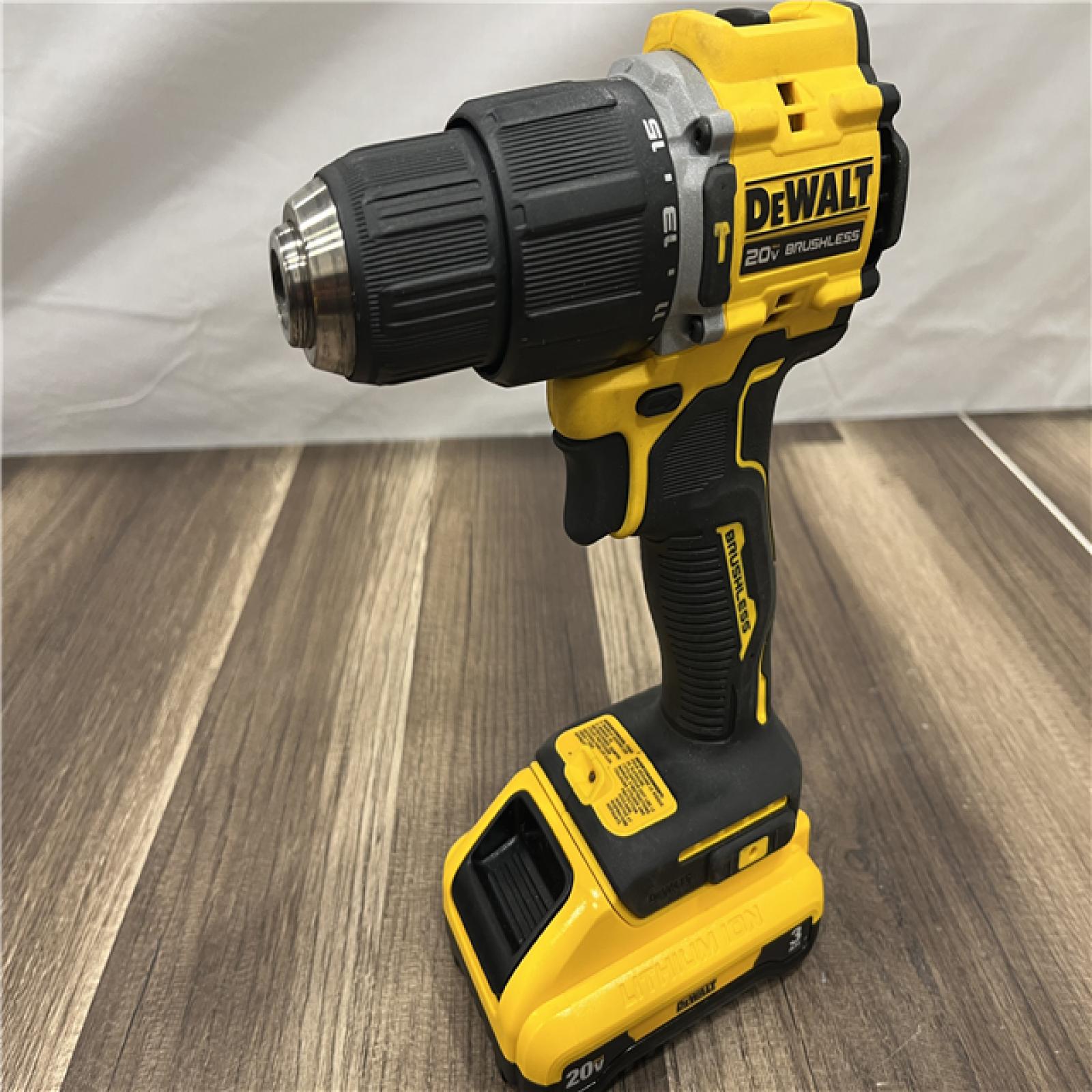 GOOD DEWALT ATOMIC 20-Volt Lithium-Ion Cordless 1/2 in. Compact Hammer Drill with 3.0Ah Battery, Charger and Bag