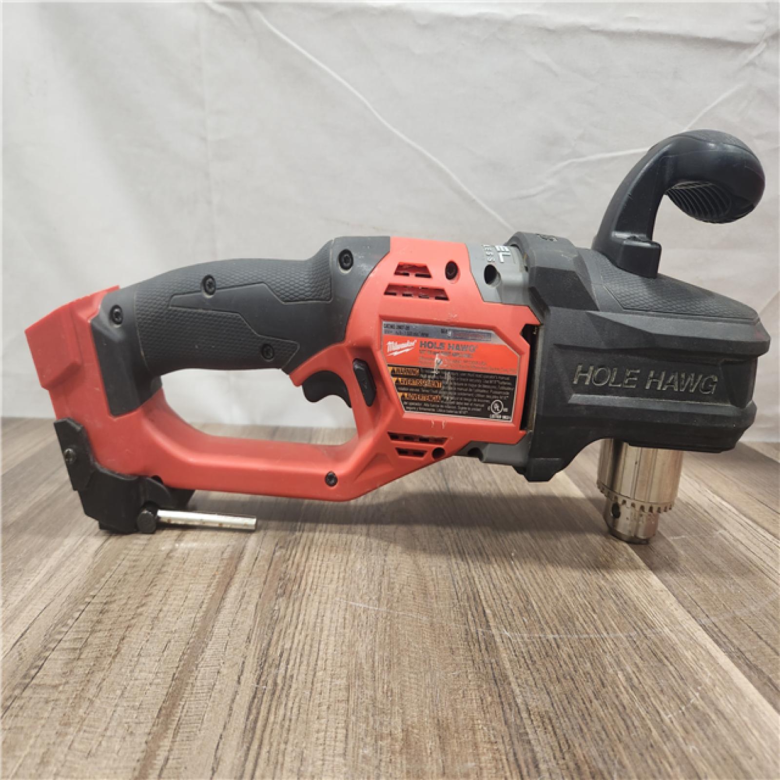 AS-IS- Milwaukee M18 18V Fuel Hole Hawg 1/2  Right Angle Drill (Tool-Only)