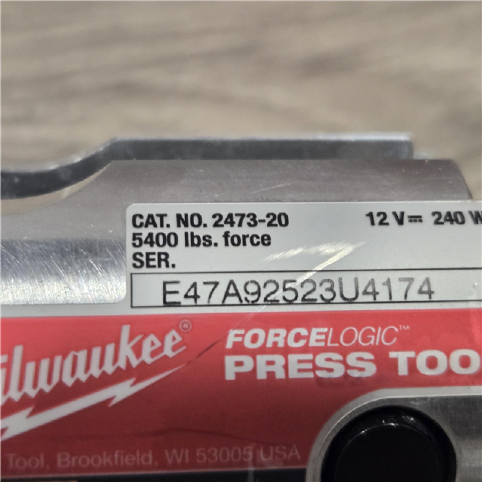AS-IS MILWAUKEE 12V Force Logic Cordless Press Tool Kit