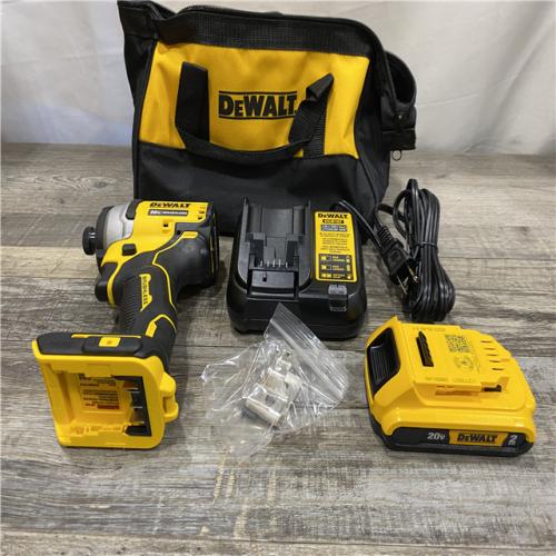 AS-IS DEWALT Atomic 20V Max Lithium-Ion Brushless Cordless Compact 1/4 in. Impact Driver Kit