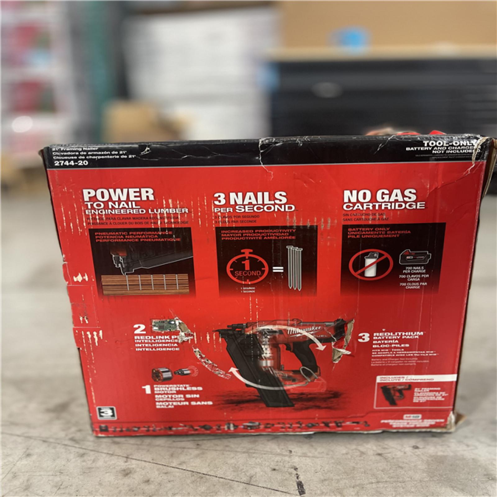 LIKE NEW! Milwaukee M18 FUEL 3-1/2 in. 18-Volt 21-Degree Lithium-Ion Brushless Cordless Framing Nailer (Tool-Only)