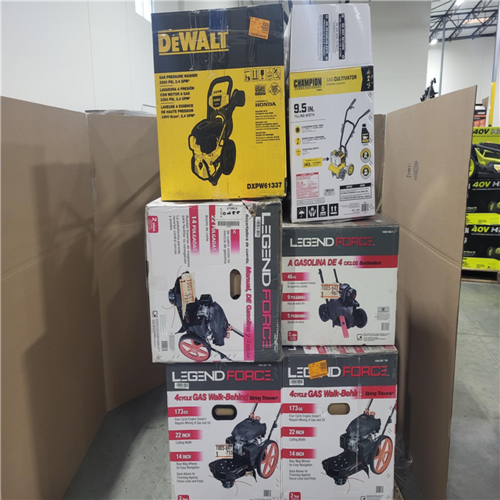 CALIFORNIA AS-IS OUTDOOR POWER EQUIPMENT