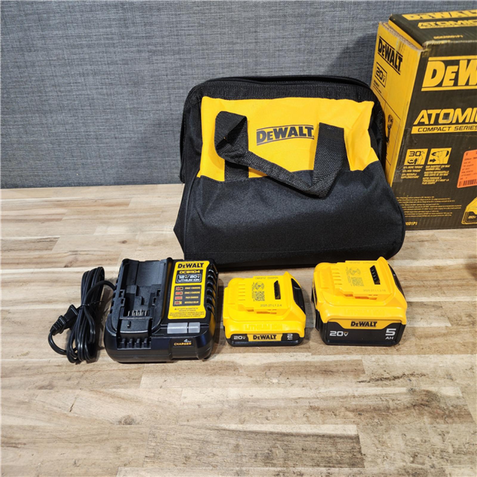HOUSTON LOCATION - AS-IS DEWALT ATOMIC 20V MAX Lithium-Ion Cordless 2-Tool Combo Kit