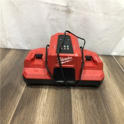 AS-IS Milwaukee M18 18V Dual Bay Simultaneous Super Charger Tool-Only
