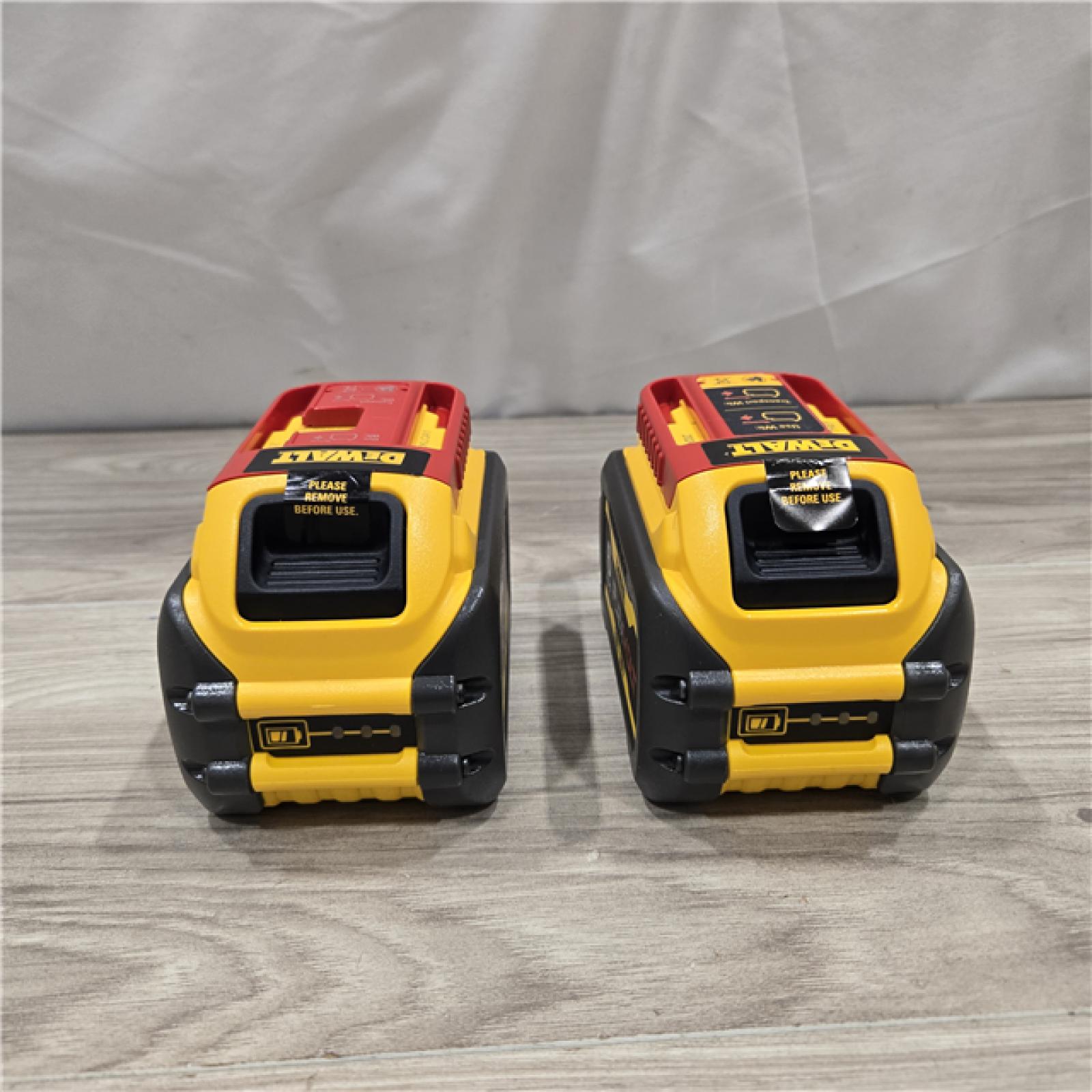 AS-IS DEWALT FLEXVOLT 20-Volt/60-Volt MAX Lithium-Ion 6.0Ah Battery Pack (2-Pack)