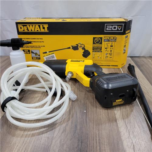 AS-IS Dewalt 20V 550 PSI  1 GPM Cordless Power Cleaner W/ 4 Nozzles Tool-Only DCPW550B