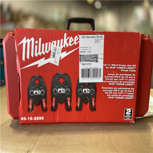 NEW! - Milwaukee M18 1/2 in. - 1 in. Black Iron Press Tool Jaw Kit