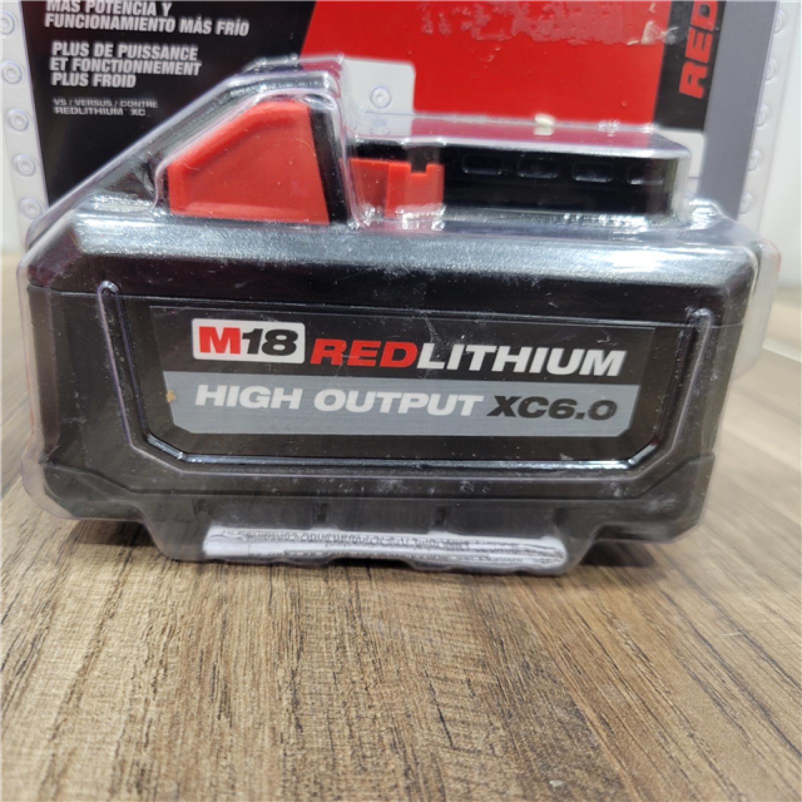 NEW! Milwaukee M18 18-Volt Lithium-Ion High Output Battery Pack 6.0Ah