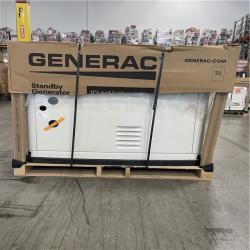 DALLAS LOCATION- GENERAC 22kW - Dual Fuel Air- Cooled Whole House Home Standby Generator With Transfer Switch