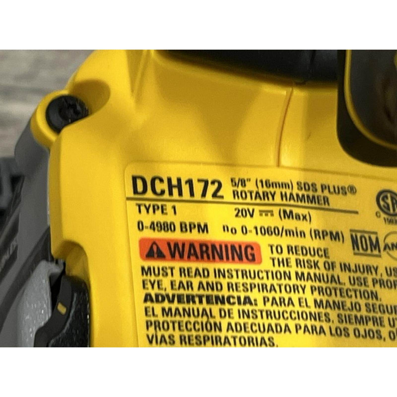 AS-IS DEWALT ATOMIC 20V MAX Cordless Brushless Ultra-Compact 5/8 in. SDS Plus Hammer Drill (Tool Only)