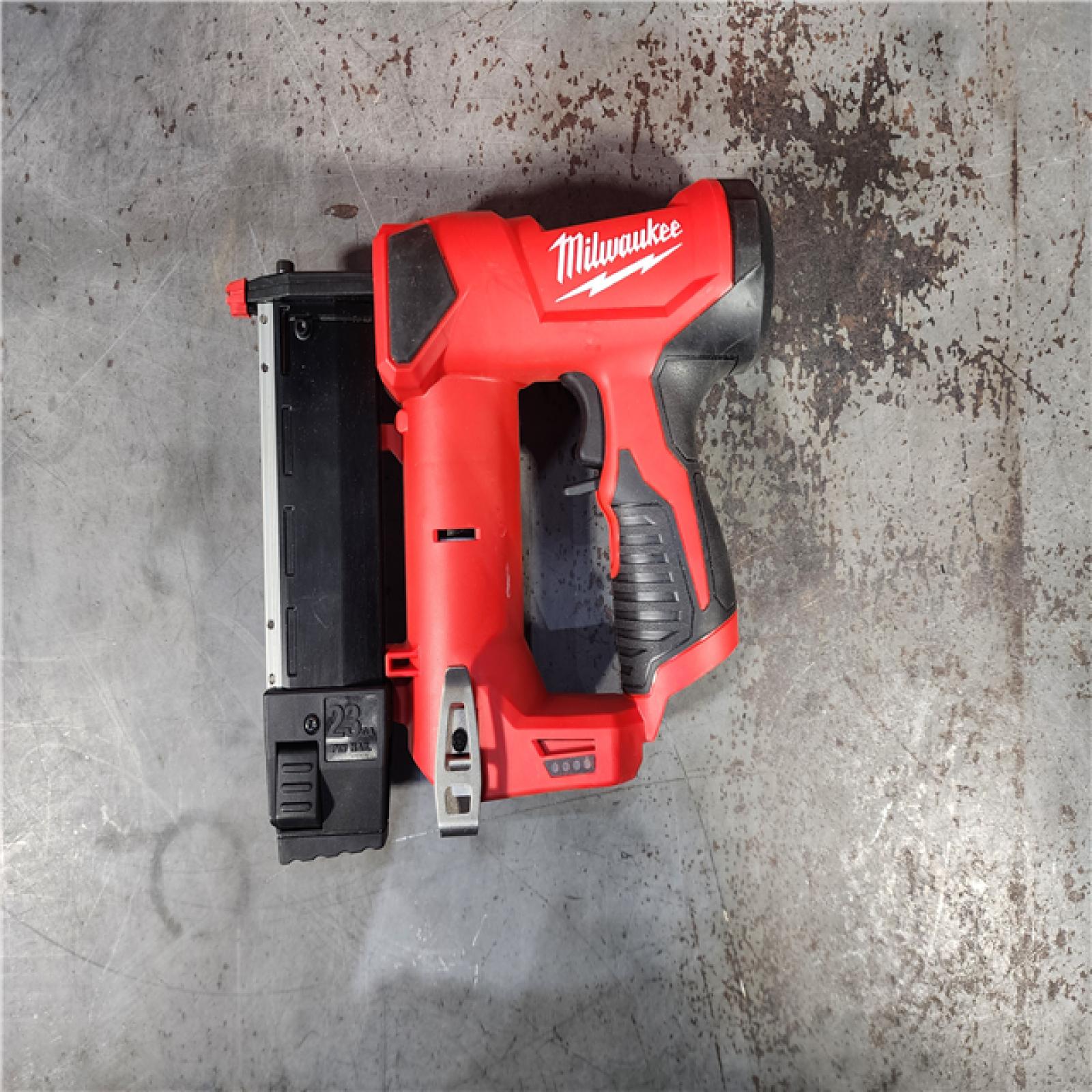 HOUSTON LOCATION - AS-IS M12 FUEL 12-Volt Lithium-Ion Brushless Cordless 18-Guage Compact Brad Nailer (Tool Only)
