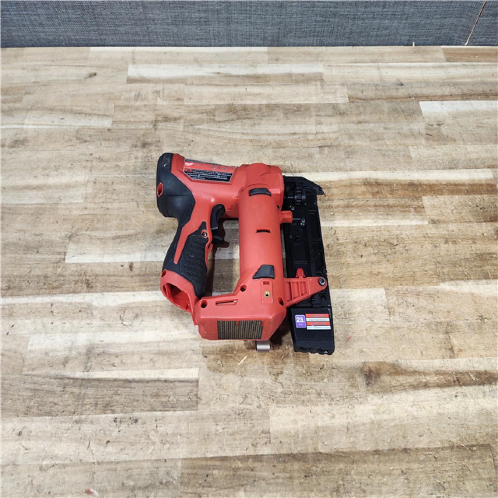 HOUSTON LOCATION - AS - IS Milwaukee M12 12-Volt 23-Gauge Lithium-Ion Cordless Pin Nailer (Tool-Only)