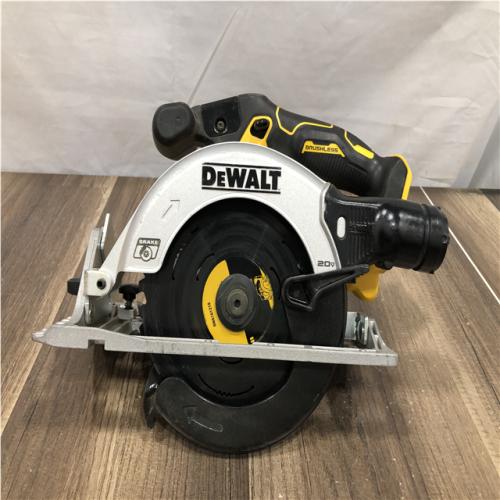 AS-IS DEWALT 20V MAX Cordless Brushless 6-1/2 in. Sidewinder Style Circular Saw (Tool Only)