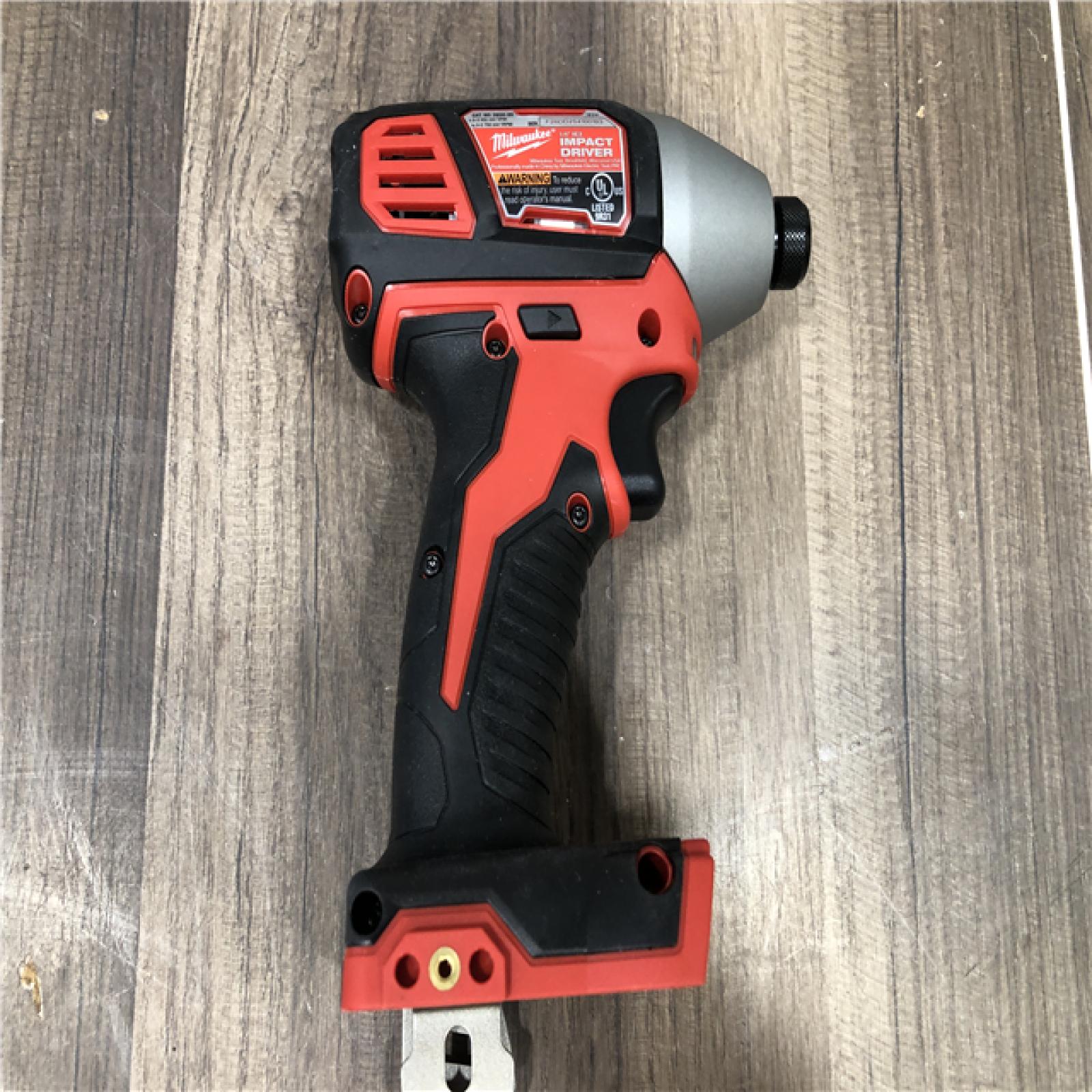 AS-IS Milwaukee 18V Lithium-Ion Cordless 1/4 in. Hex Impact Driver (Tool-Only)