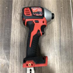 AS-IS Milwaukee 18V Lithium-Ion Cordless 1/4 in. Hex Impact Driver (Tool-Only)