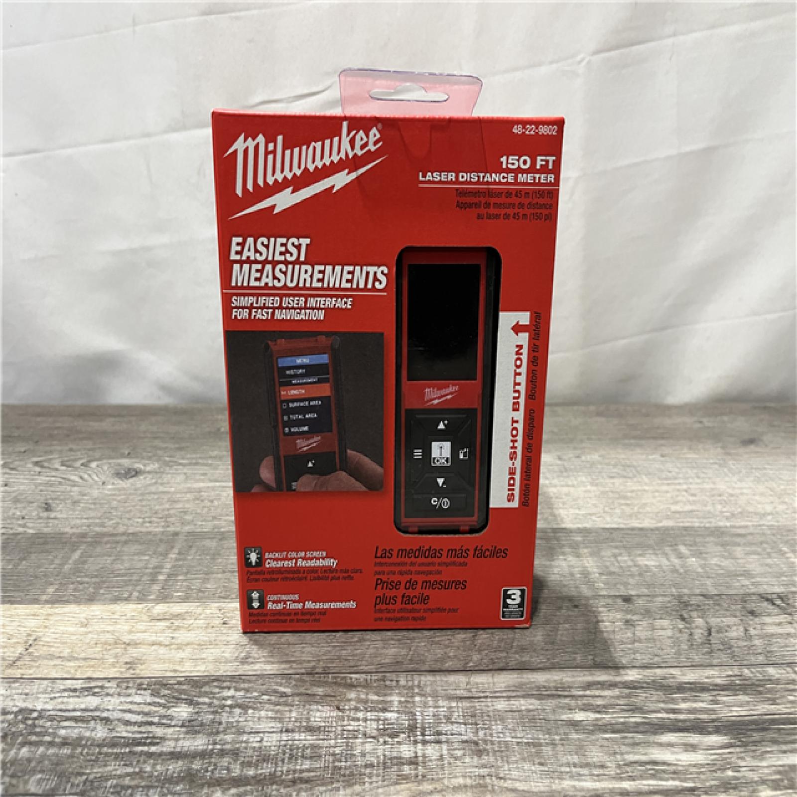 NEW - Milwaukee 150 ft. Laser Distance Meter