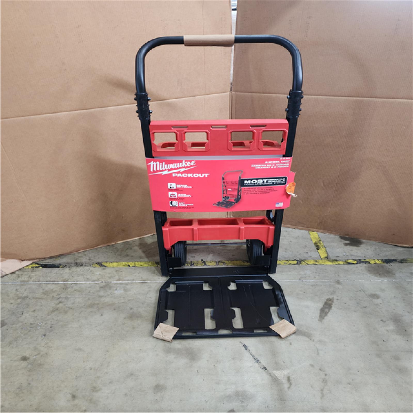 HOUSTON LOCATION - AS-IS Milwaukee PACKOUT 2-Wheel Cart