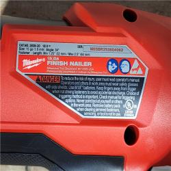 HOUSTON LOCATION - AS-IS (APPEARS LIKE NEW) Milwaukee  FUEL 18-Volt Lithium-Ion Brushless Cordless Gen II 15-Gauge Angled Finish Nailer (Tool-Only)