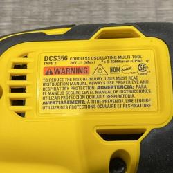 AS-IS DEWALT 20V MAX XR Cordless Brushless 3-Speed Oscillating Multi Tool Kit