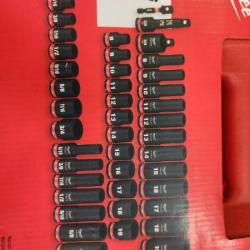 Phoenix NEW Milwaukee SHOCKWAVE 3/8 in. Drive SAE and Metric 6 Point Impact Socket Set (43-Piece) (SEALED)