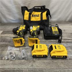 AS-IS DEWALT ATOMIC 20-Volt MAX Lithium-Ion Cordless Combo Kit