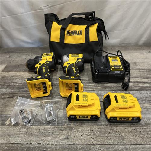 AS-IS DEWALT ATOMIC 20-Volt MAX Lithium-Ion Cordless Combo Kit