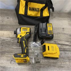 AS-IS DEWALT Atomic 20V Max Lithium-Ion Brushless Cordless Compact 1/4 in. Impact Driver Kit