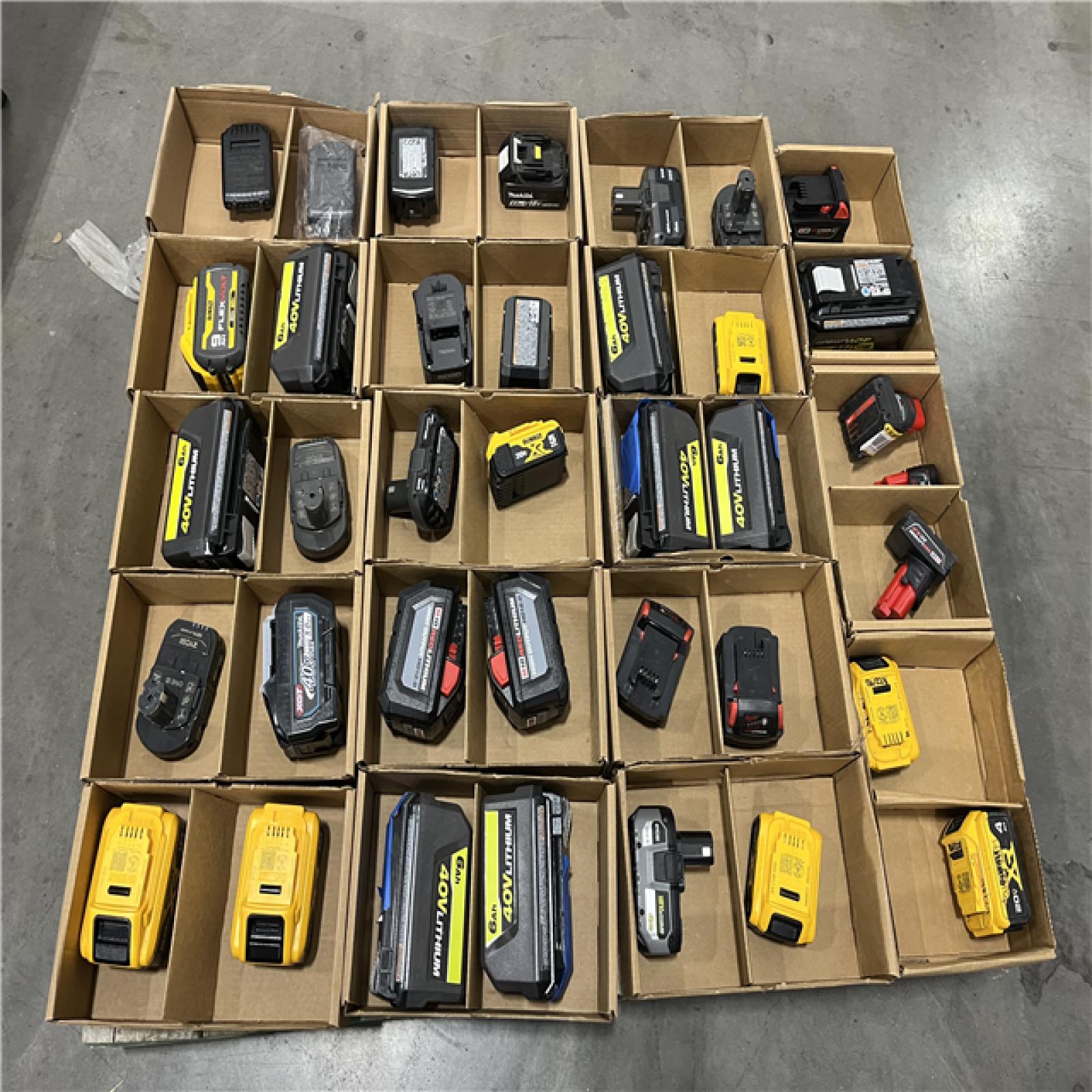 DALLAS LOCATION - AS-IS BATTERY PALLET