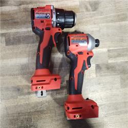 HOUSTON LOCATION - AS-IS M18 18-Volt Lithium-Ion Brushless Cordless Compact Hammer Drill/Impact Combo Kit (2-Tool) with (2) Batteries, Bag