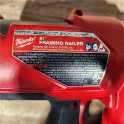 HOUSTON LOCATION - AS-IS Milwaukee FUEL 3-1/2 in. 18-Volt 21-Degree Lithium-Ion Brushless Cordless Framing Nailer (Tool-Only)