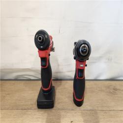 AS-IS- Milwaukee 12V Brushless Hammer Drill and Impact Driver Combo Kit