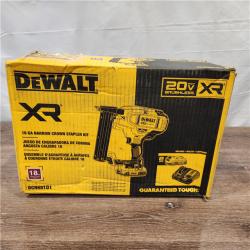AS-IS in Box DEWALT DCN681D1 20V 18Ga Stapler Kit