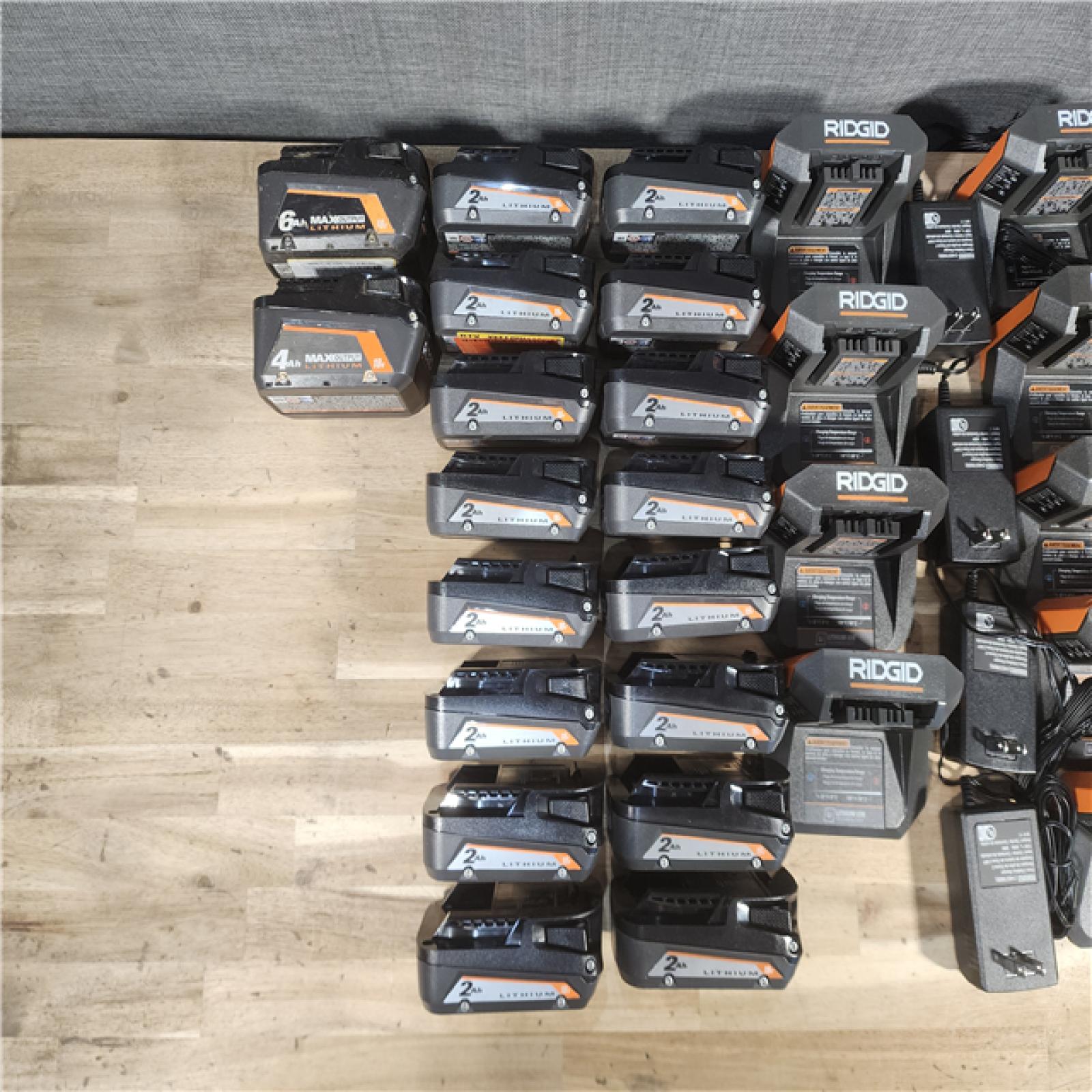 HOUSTON LOCATION - AS-IS RIGID BATTERY & CHARGER PACK