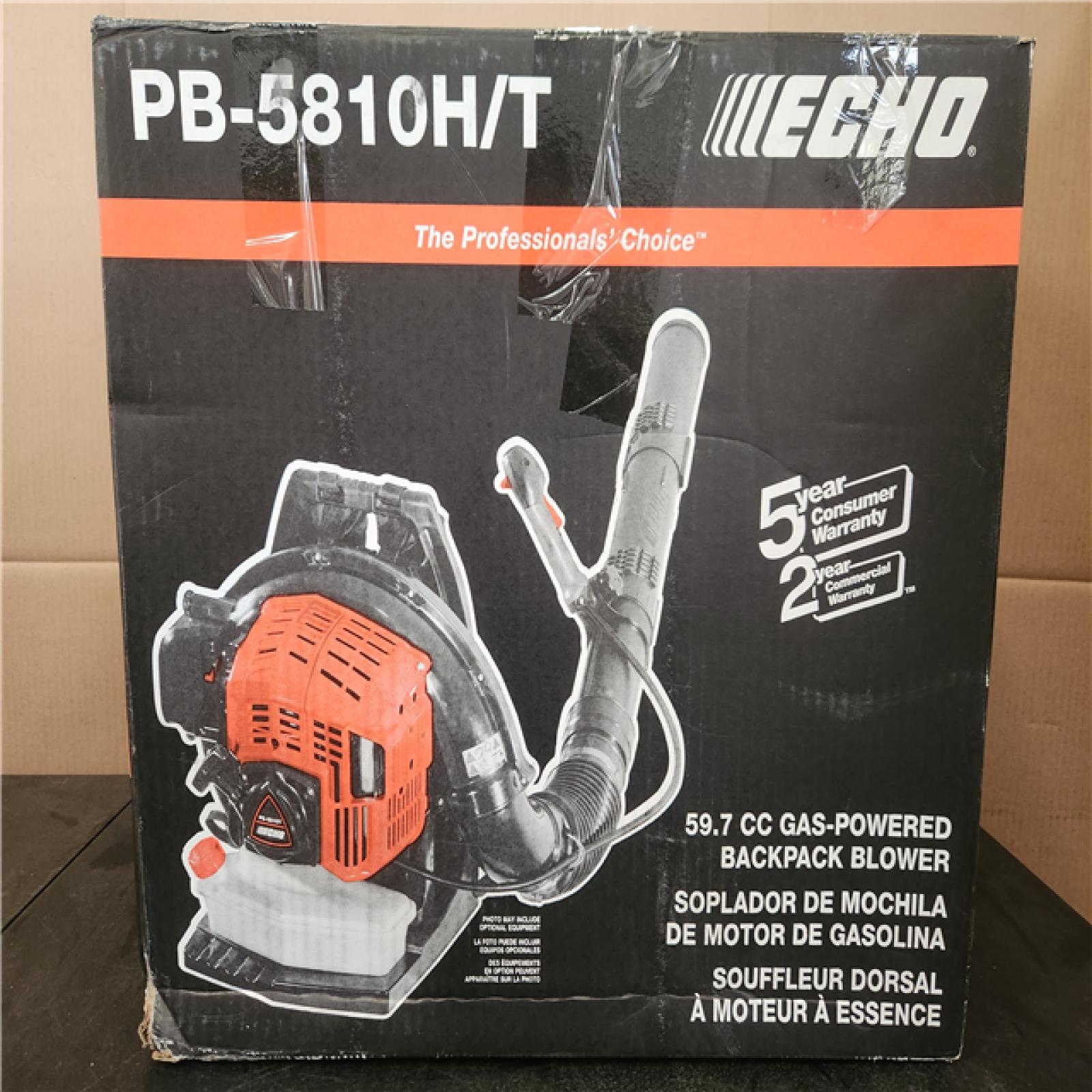 Phoenix LIKE NEW ECHO 200 MPH 700 CFM 59.7 cc Gas Low Exhaust Emission Engine Backpack Leaf Blower with Tube-Mounted Throttle (Missing Tube End Piece)