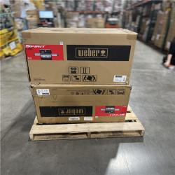 DALLAS LOCATION- Weber Spirit E-325 3-Burner Propane Gas Grill in Black PALLET (2 UNITS)