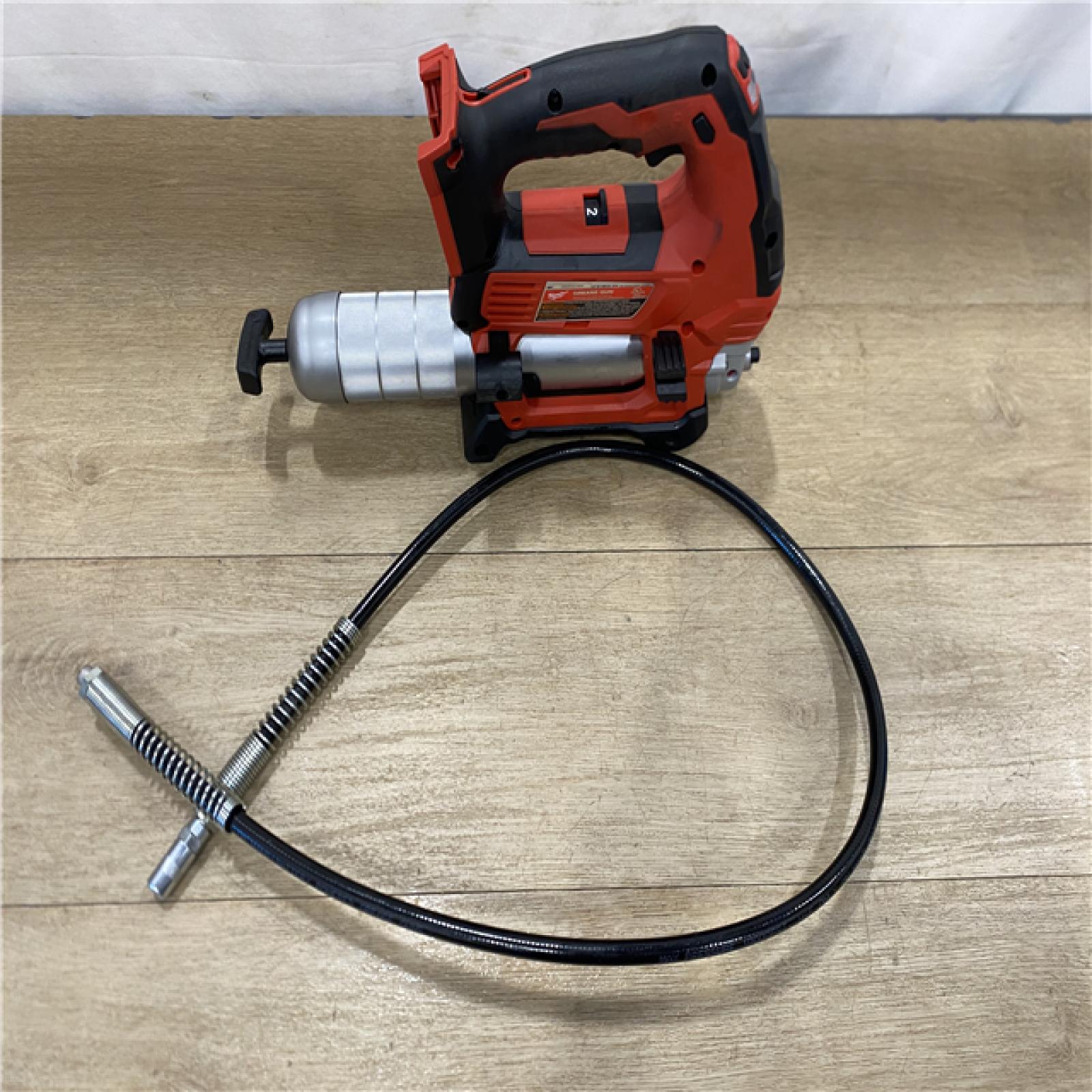 AS-IS Milwaukee 18V Lithium-Ion Cordless Grease Gun 2-Speed (Tool-Only)