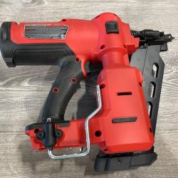 AS-IS Milwaukee FUEL 18-Volt Brushless Lithium-Ion Cordless 21-Degree Duplex Nailer (Tool Only)