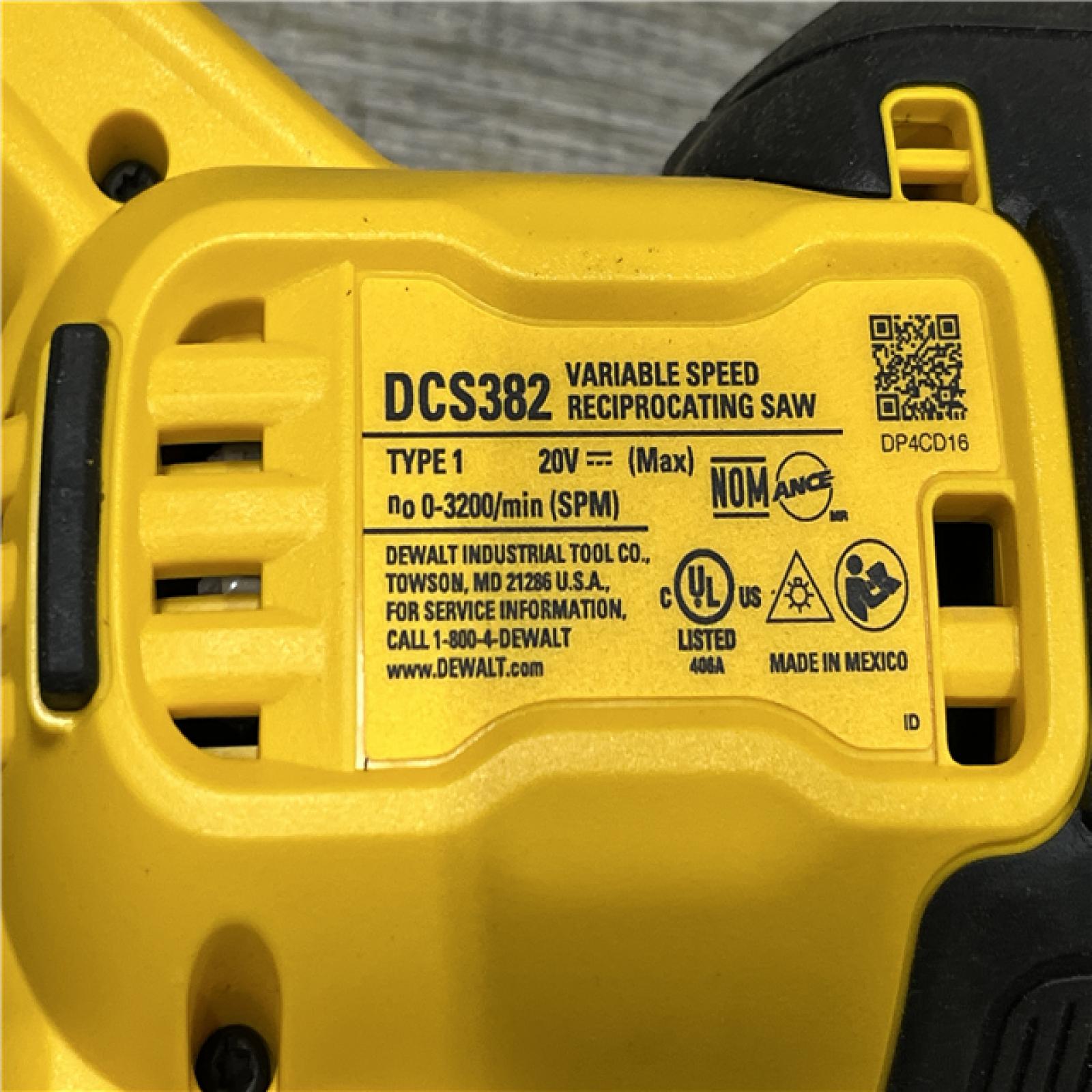 AS-IS DEWALT 20V MAX Cordless Brushless Reciprocating Saw (Tool Only)
