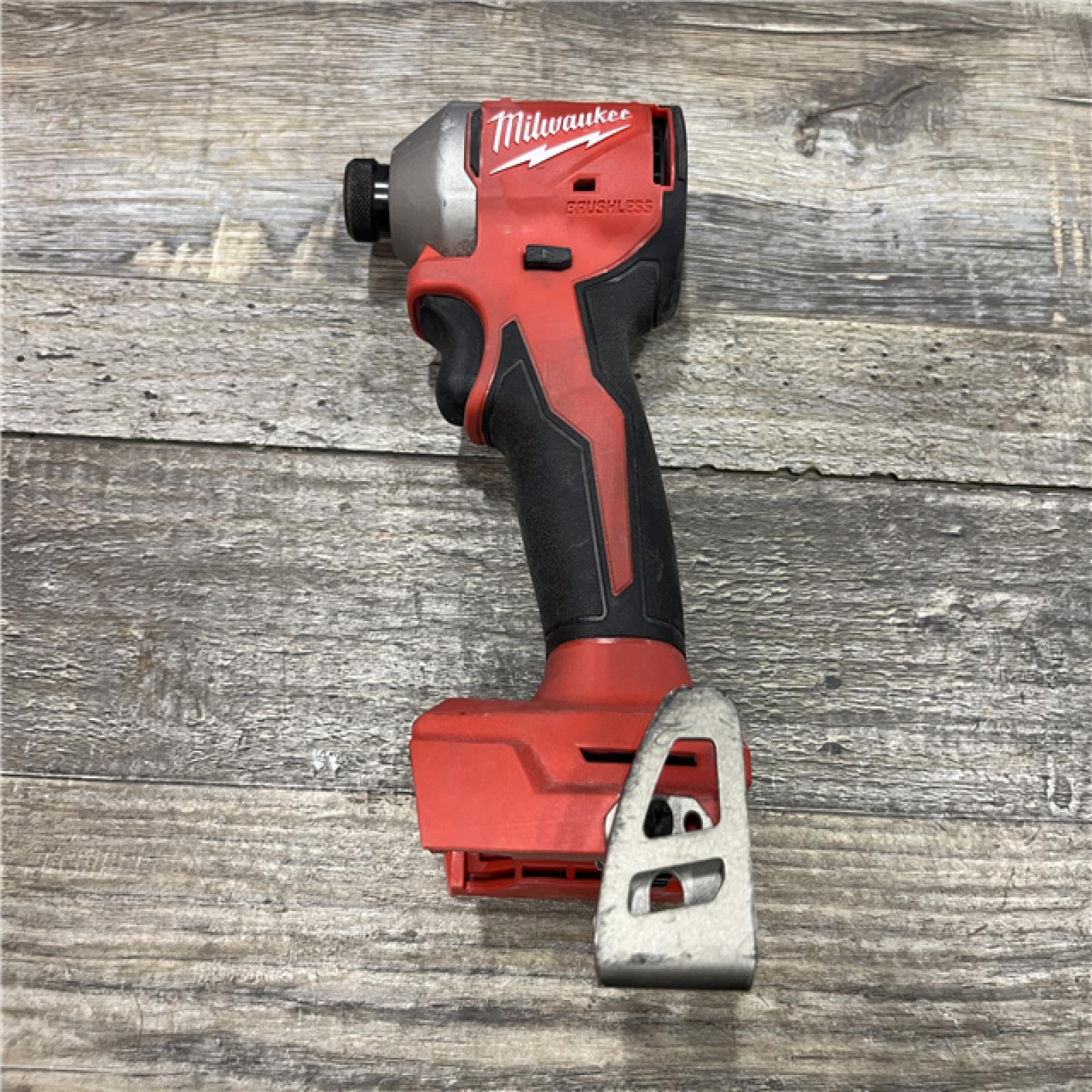 AS-IS Milwaukee 18V Lithium-Ion Brushless Cordless 1/4 in. Impact Driver Kit