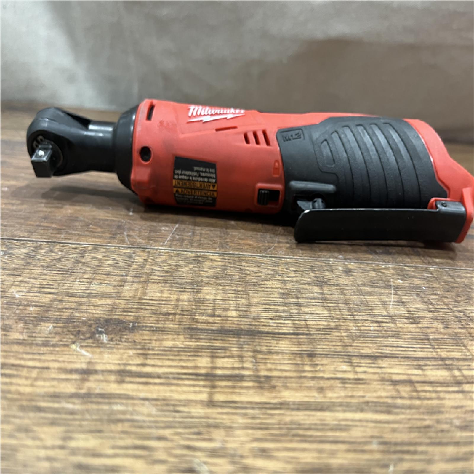AS-IS MILWAUKEE 2457-20 .38 in. M12 Cordless Ratchet Only