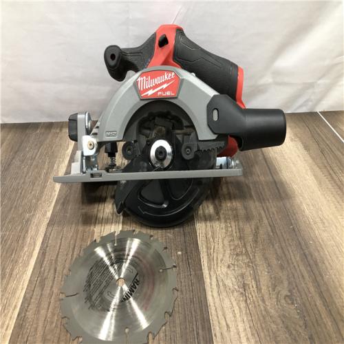 AS-IS Milwaukee FUEL 12V Lithium-Ion Brushless 5-3/8 in. Cordless Circular Saw (Tool-Only)