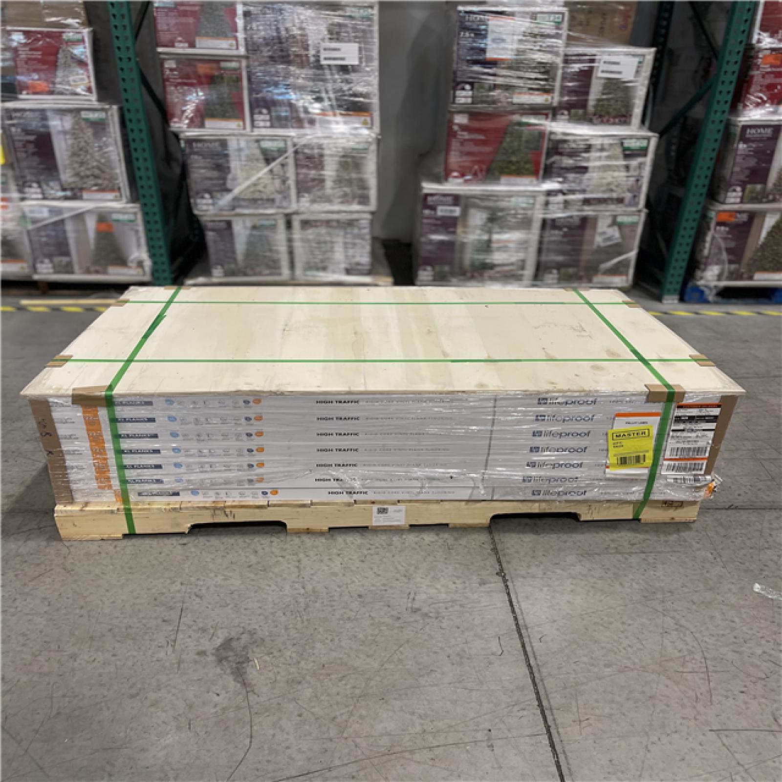 DALLAS LOCATION -Lifeproof Brooks Oak 22 MIL x 8.7 in. W x 59 in. L Click Lock Waterproof Luxury Vinyl Plank Flooring PALLET-(28 UNITS)