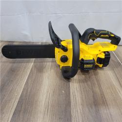 AS-IS   DEWALT 20V MAX Compact 12 Brushless Cordless Chainsaw Kit